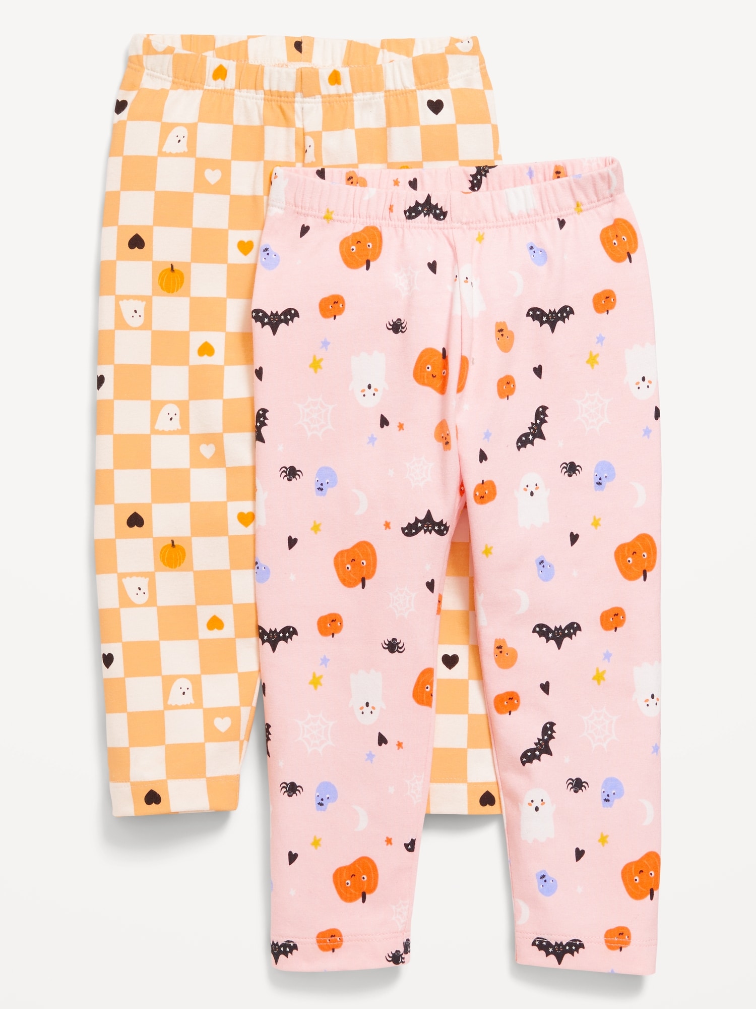 2-Pack Full-Length Leggings for Toddler Girls