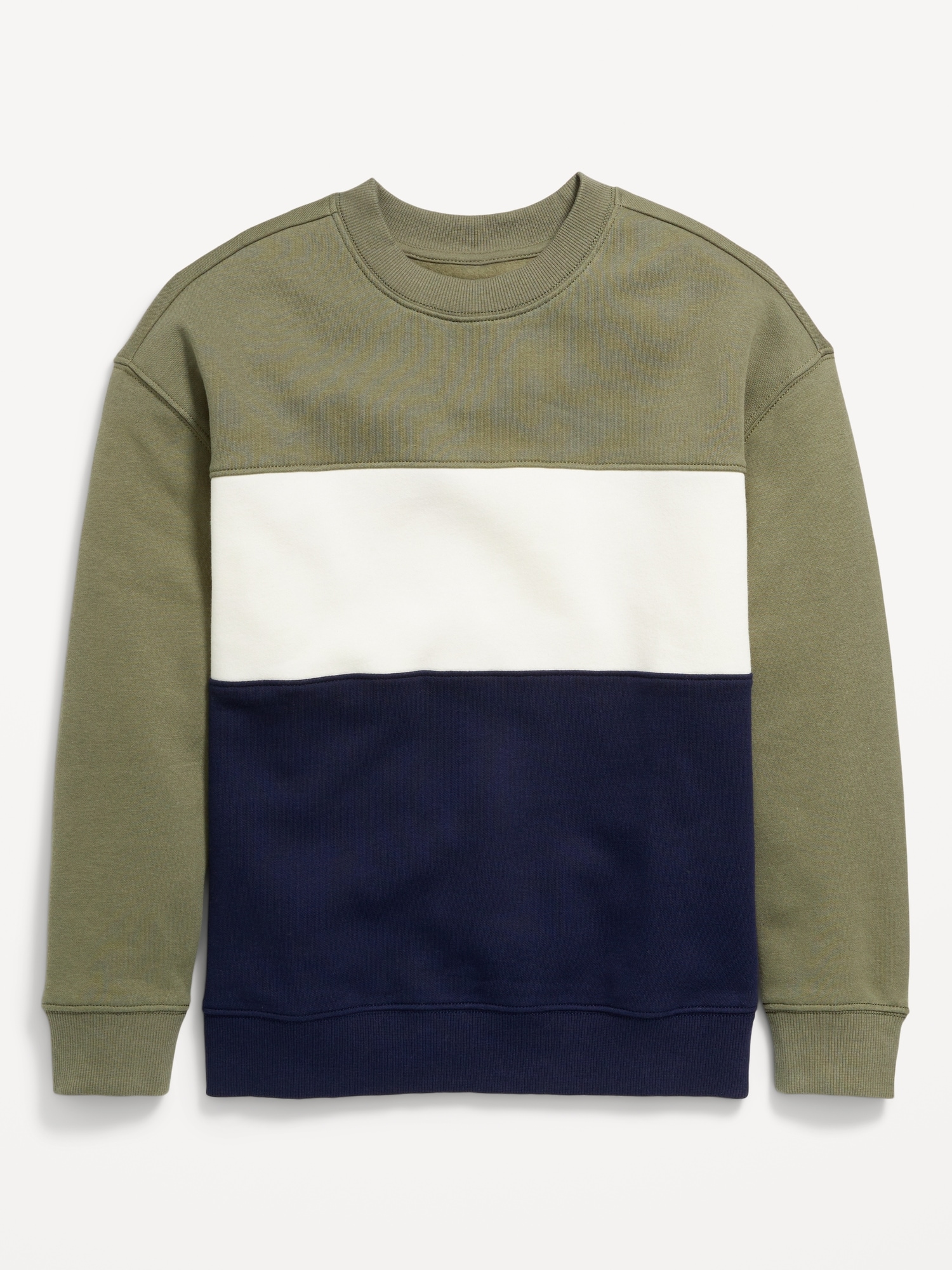 Oversized Crew-Neck Sweatshirt for Boys