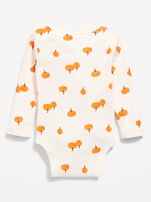 Image number 2 showing, Printed Long-Sleeve Bodysuit for Baby
