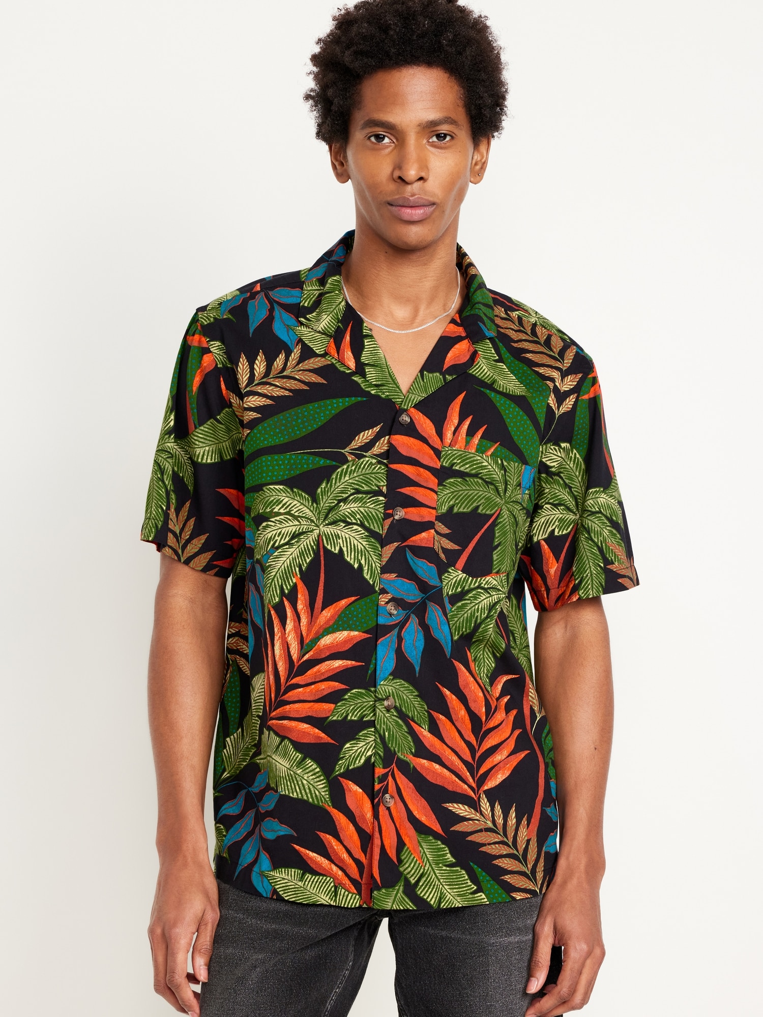 Short-Sleeve Camp Shirt