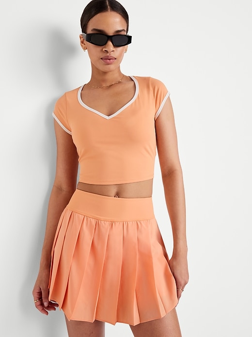 Image number 3 showing, High-Waisted StretchTech Pleated Skort