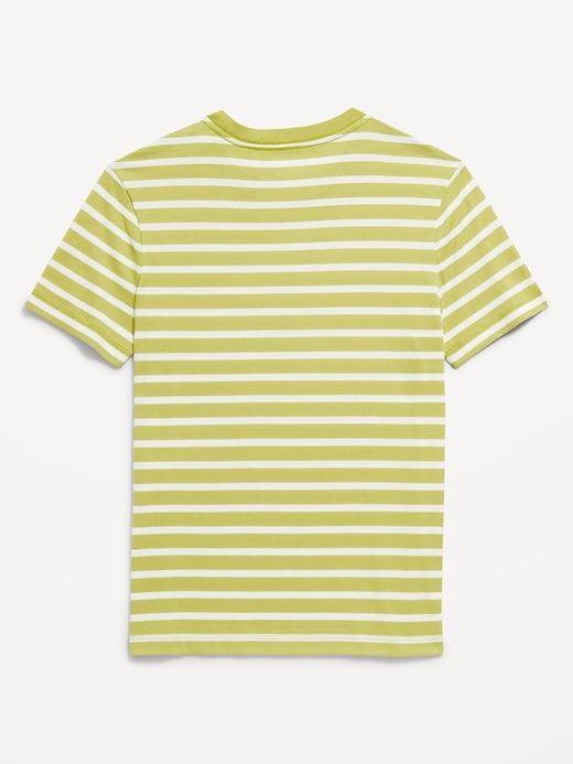 View large product image 2 of 2. Softest Short-Sleeve Striped T-Shirt for Boys