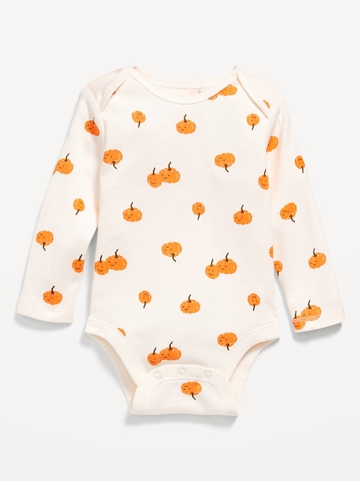 Image number 3 showing, Printed Long-Sleeve Bodysuit for Baby