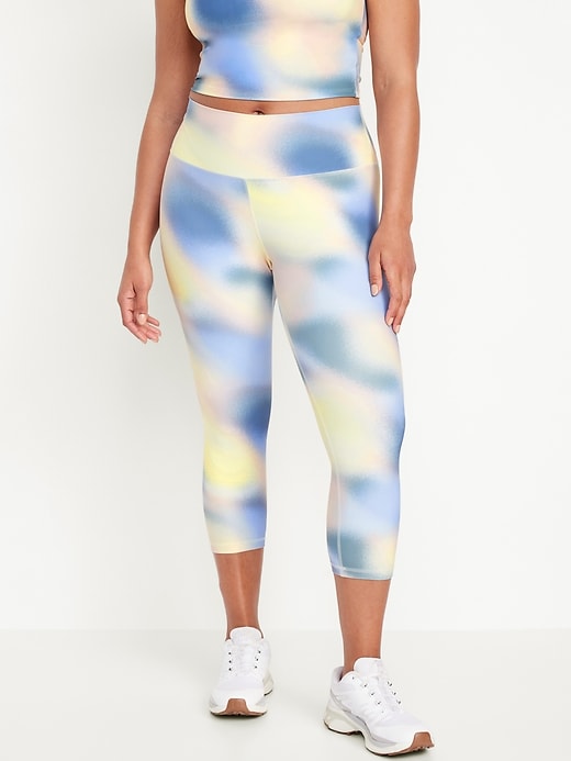 L'image numéro 5 présente Legging PowerSoft à taille haute longueur 3/4