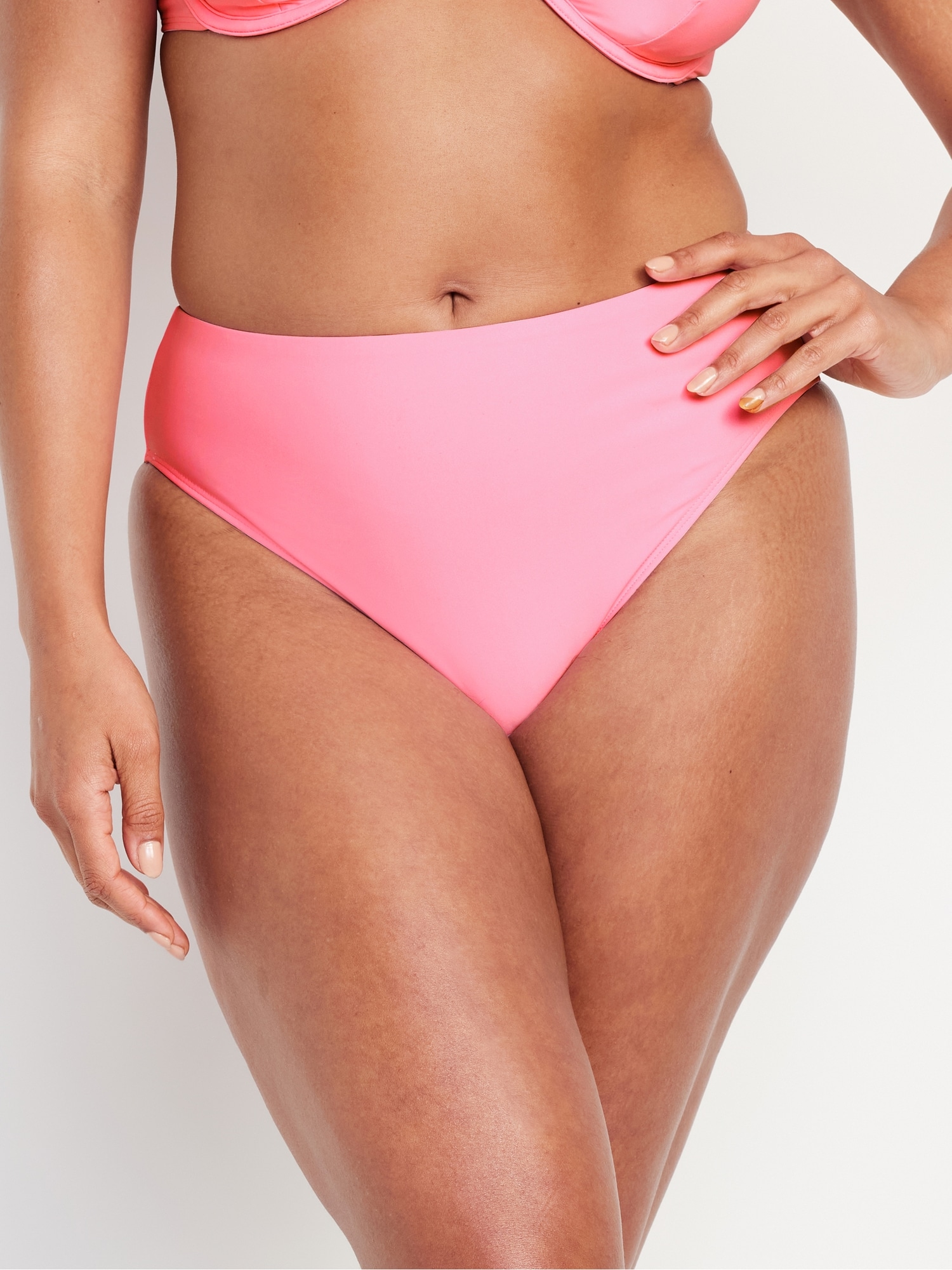 Extra High-Waisted French-Cut Swim Bottoms