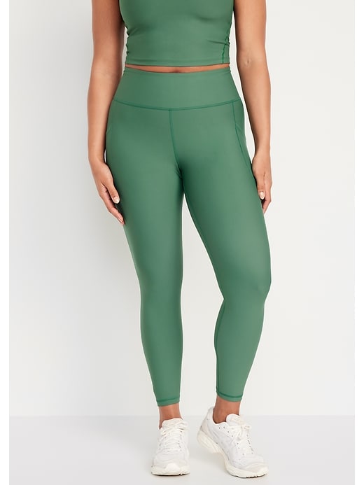 Image number 5 showing, High-Waisted PowerSoft 7/8 Leggings