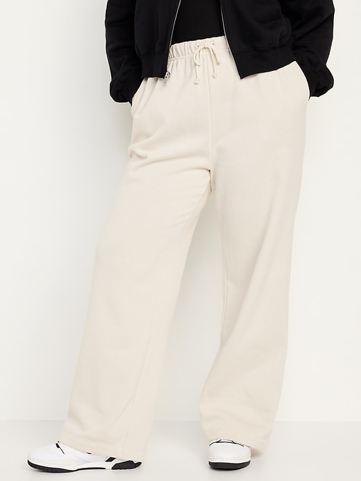 Image number 5 showing, Extra High-Waisted Fleece Pants