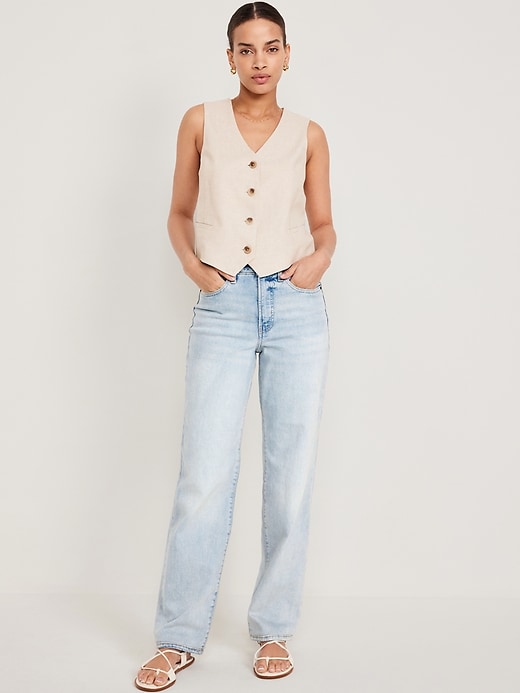 Image number 1 showing, High-Waisted OG Loose Jeans