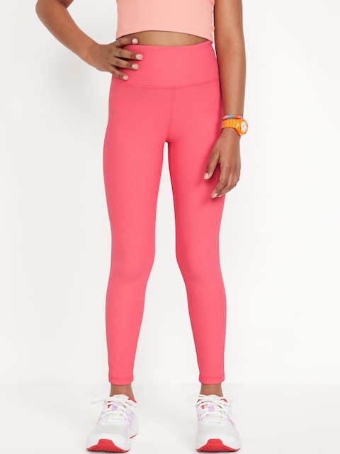 High-Waisted PowerSoft 7/8-Length Performance Leggings for Girls