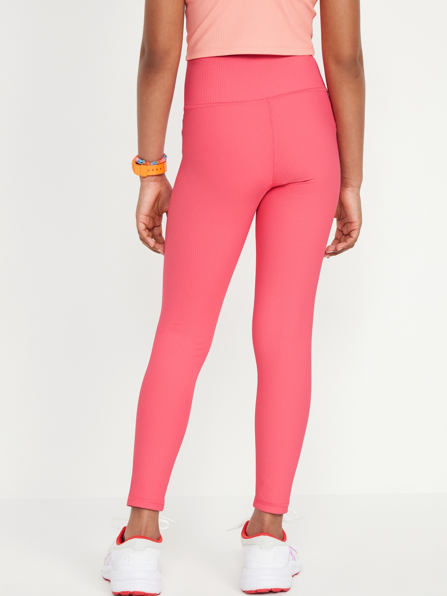 High-Waisted PowerSoft 7/8-Length Performance Leggings for Girls