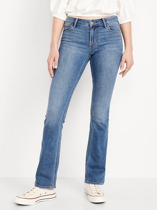 L'image numéro 8 présente Jean Wow semi-évasé à taille mi-basse pour Femme