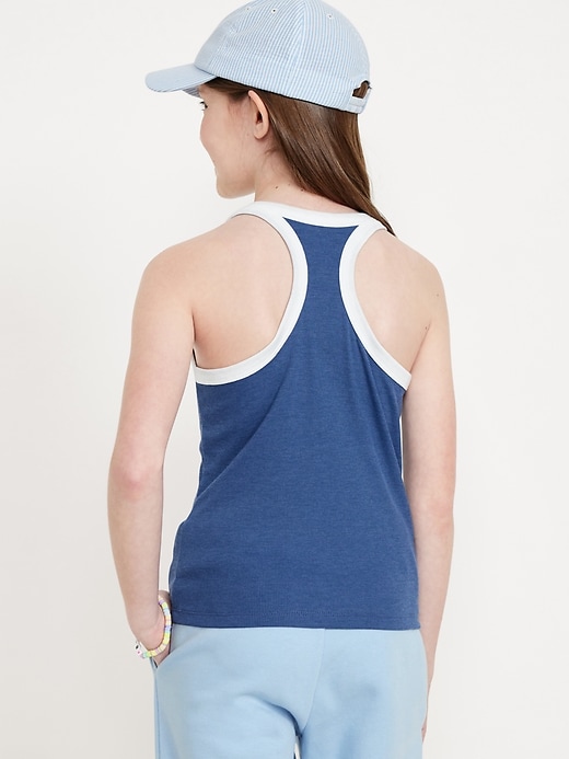 View large product image 2 of 4. UltraLite Rib-Knit Performance Tank for Girls