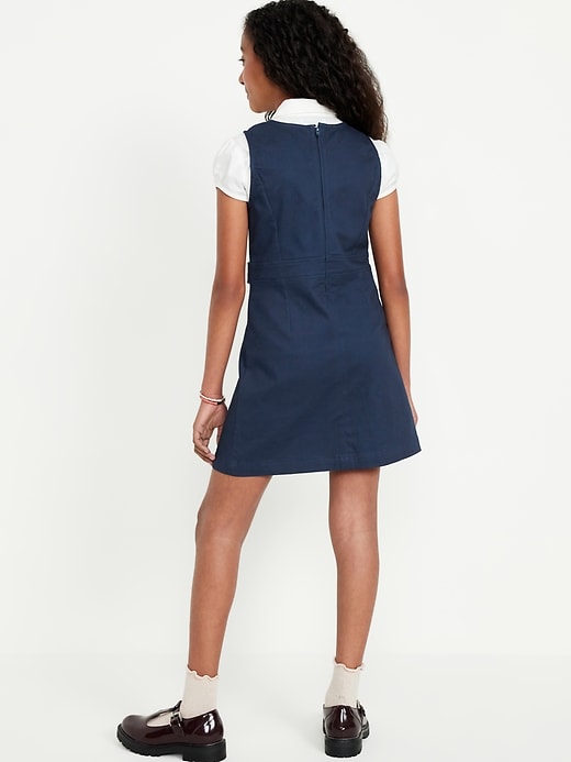 Image number 2 showing, Sleeveless School Uniform Dress for Girls