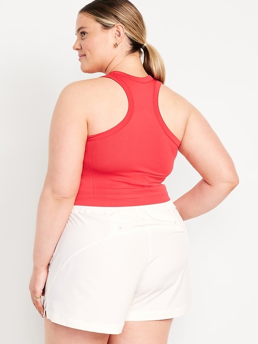 Image number 6 showing, Fitted Seamless Crop Tank Top