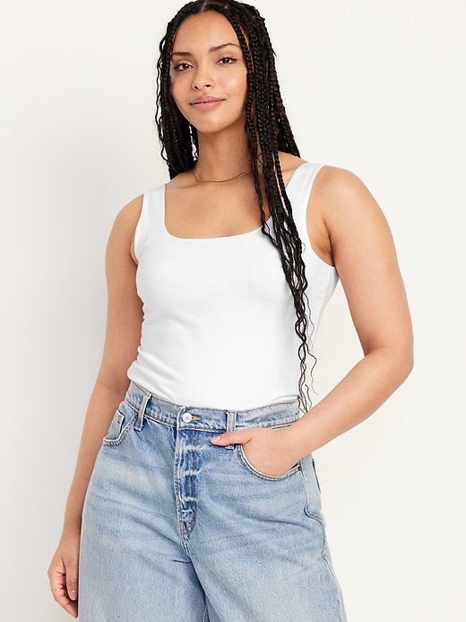 Image number 5 showing, Double-Layer Crop Tank Top