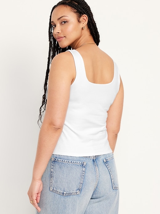 Image number 6 showing, Double-Layer Crop Tank Top