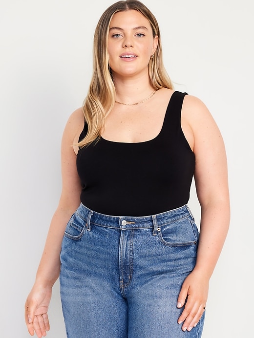 Image number 7 showing, Double-Layer Crop Tank Top