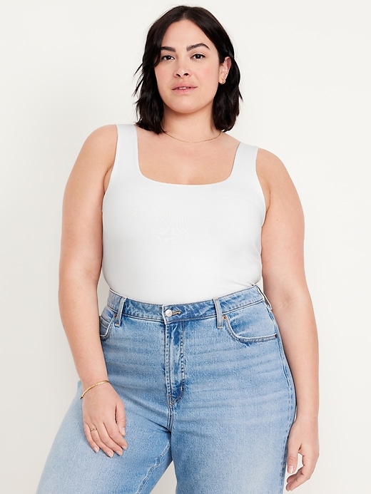 Image number 7 showing, Double-Layer Crop Tank Top