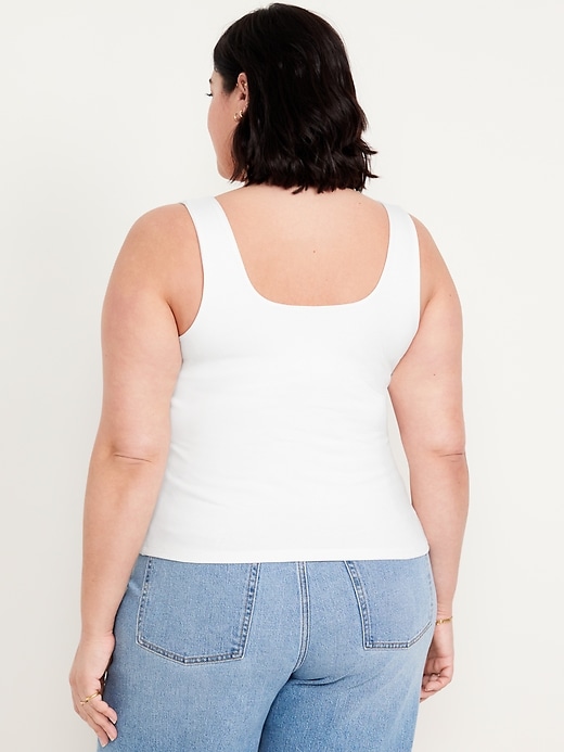 Image number 8 showing, Double-Layer Crop Tank Top