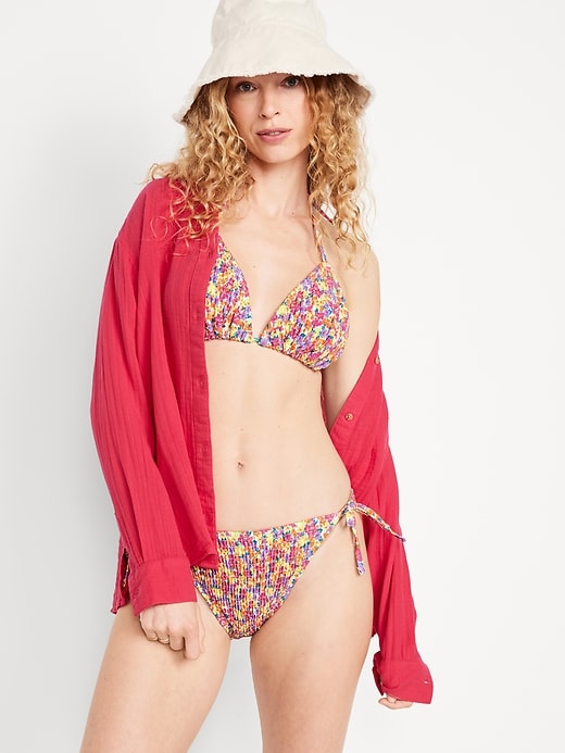 Image number 3 showing, Mid-Rise String Bikini Swim Bottoms