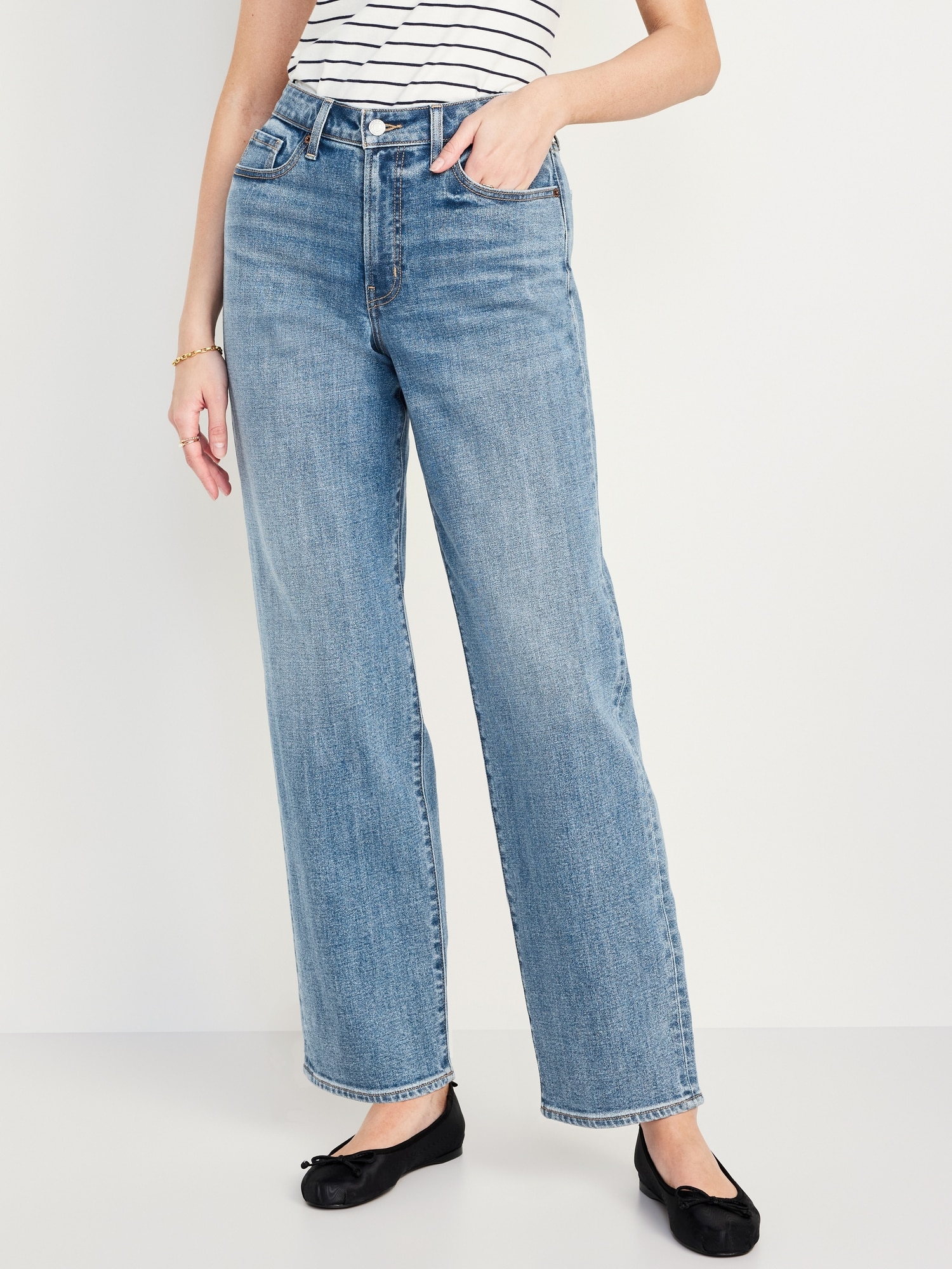 High-Waisted OG Loose Jeans