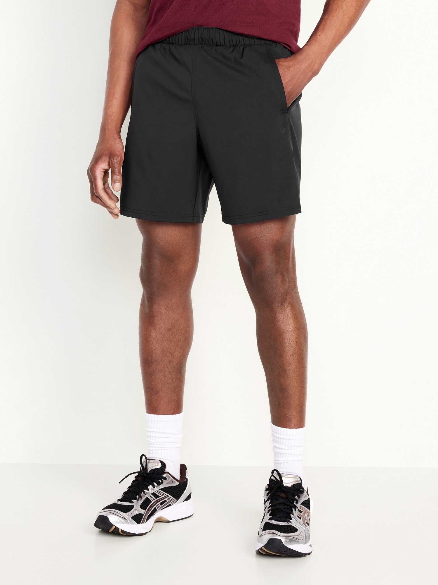 Essential Woven Lined Workout Shorts -- 7-inch inseam