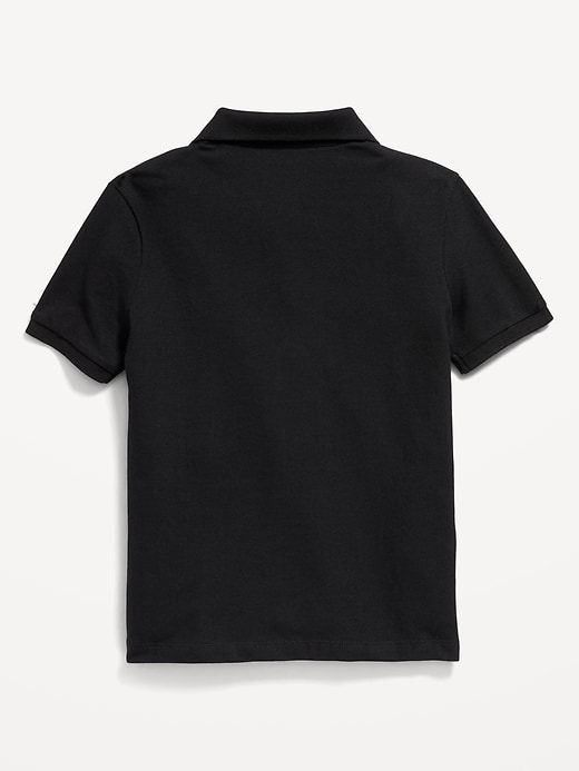 Image number 3 showing, School Uniform Pique Polo Shirt for Boys