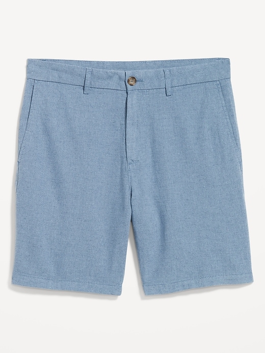 Image number 3 showing, Rotation Chino Linen-Blend Shorts -- 8-inch inseam