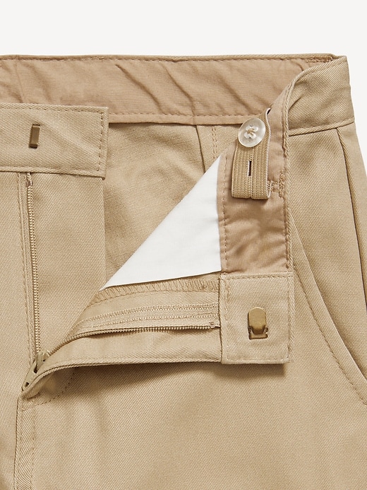 L'image numéro 5 présente Pantalon chino d’uniforme scolaire étroit à extensibilité intégrée pour Garçon