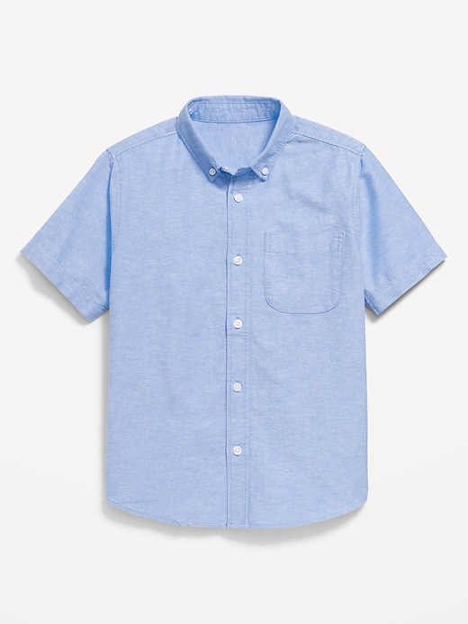View large product image 2 of 5. Short-Sleeve Oxford Shirt for Boys