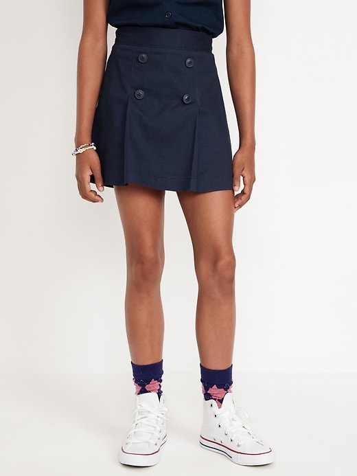 View large product image 1 of 7. School Uniform Pleated Skort for Girls