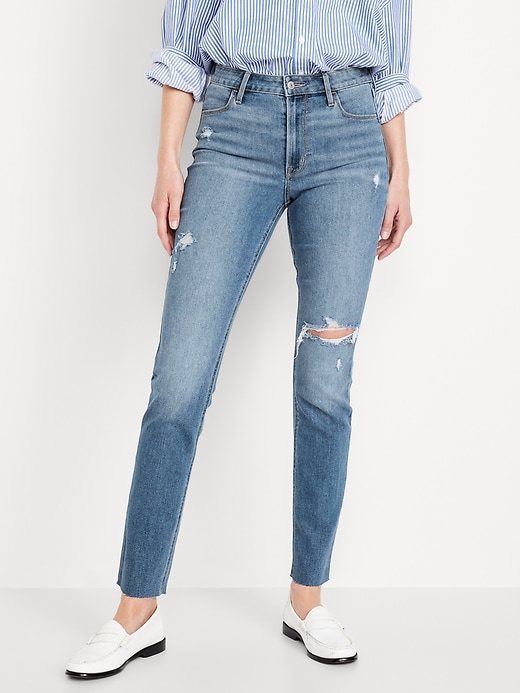 Image number 2 showing, High-Waisted Wow Straight Jeans