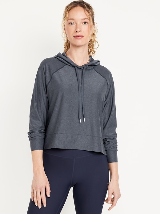 Image number 1 showing, CloudMotion Crop Hoodie