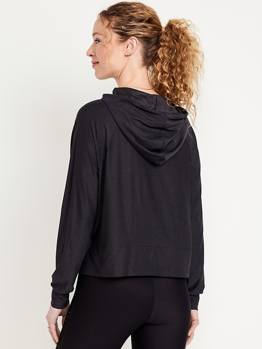 Image number 8 showing, CloudMotion Crop Hoodie