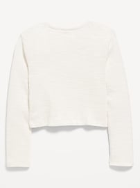 Voir une image plus grande du produit 3 de 3. Cardigan à un bouton pour fille