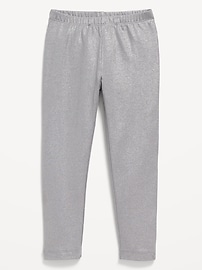 Image number 1 showing, Jersey Shimmer Leggings for Toddler Girls