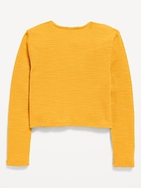 Voir une image plus grande du produit 3 de 3. Cardigan à un bouton pour fille