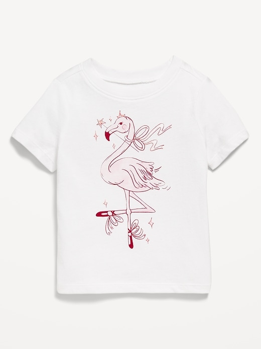 Voir une image plus grande du produit 1 de 1. T-shirt à manches courtes à imprimé pour Toute-petite fille