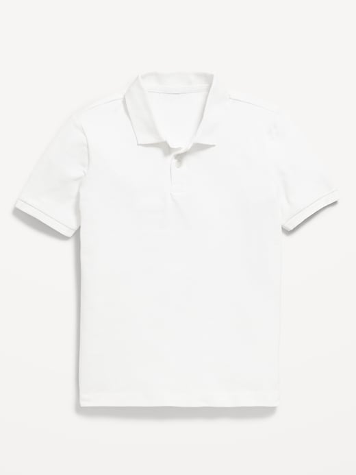 View large product image 2 of 4. School Uniform Pique Polo Shirt for Boys