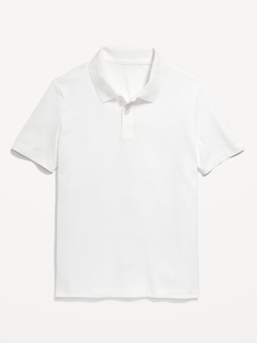 View large product image 2 of 7. School Uniform Jersey Polo Shirt for Boys