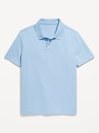 Image number 2 showing, School Uniform Jersey Polo Shirt for Boys