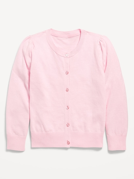 View large product image 2 of 6. School Uniform Button-Up Cardigan for Girls