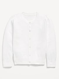 Image number 2 showing, School Uniform Button-Up Cardigan for Girls