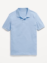 Image number 2 showing, School Uniform Pique Polo Shirt for Boys