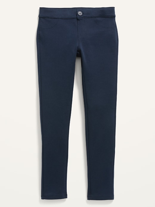 Image number 4 showing, School Uniform Ponte-Knit Jeggings for Girls