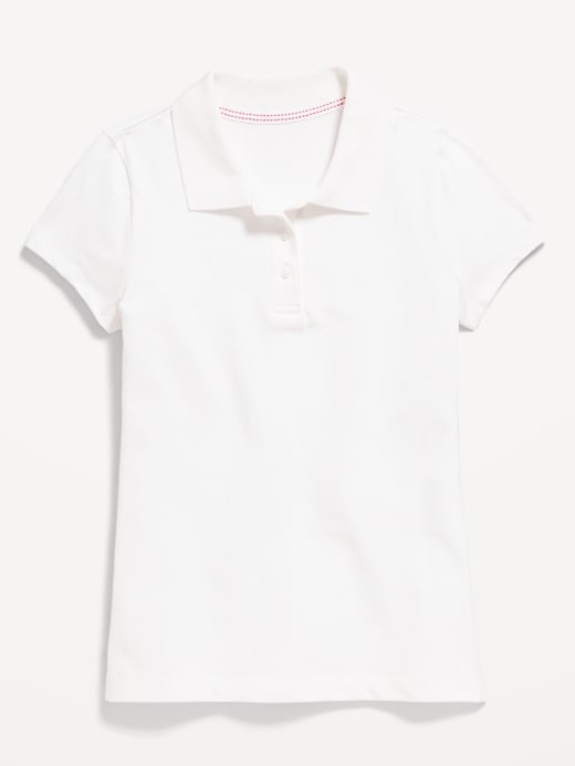 View large product image 2 of 6. Uniform Pique Polo Shirt for Girls