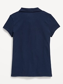 View large product image 3 of 6. Uniform Pique Polo Shirt for Girls