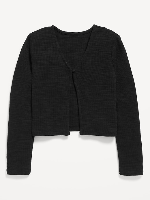 Voir une image plus grande du produit 2 de 3. Cardigan à un bouton pour fille