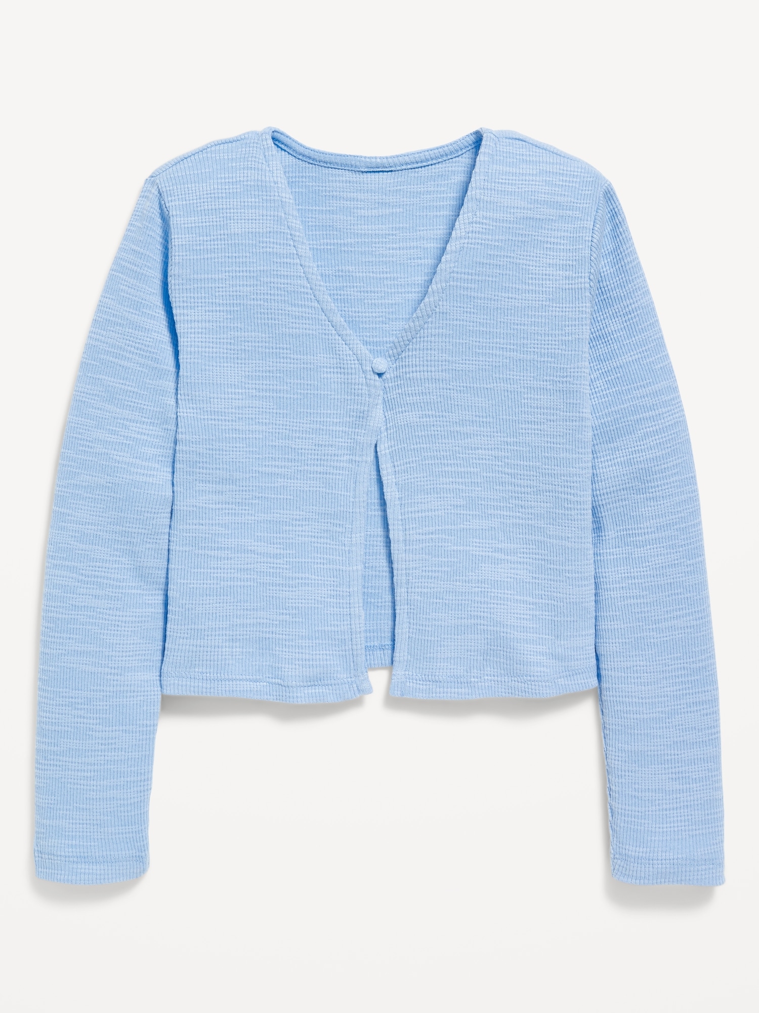 Buttoned Open Front Cardigan for Girls