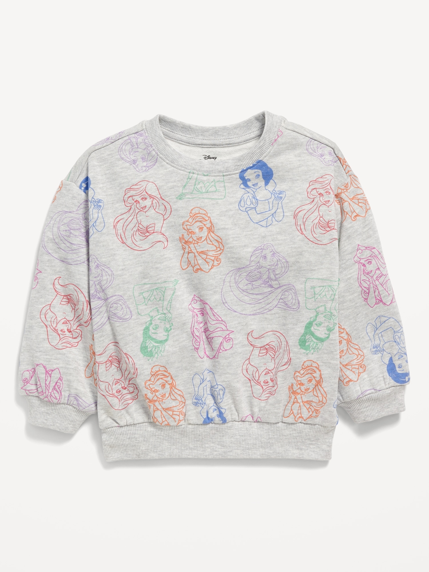 Disney© Drop-Shoulder Graphic Sweatshirt for Toddler Girls